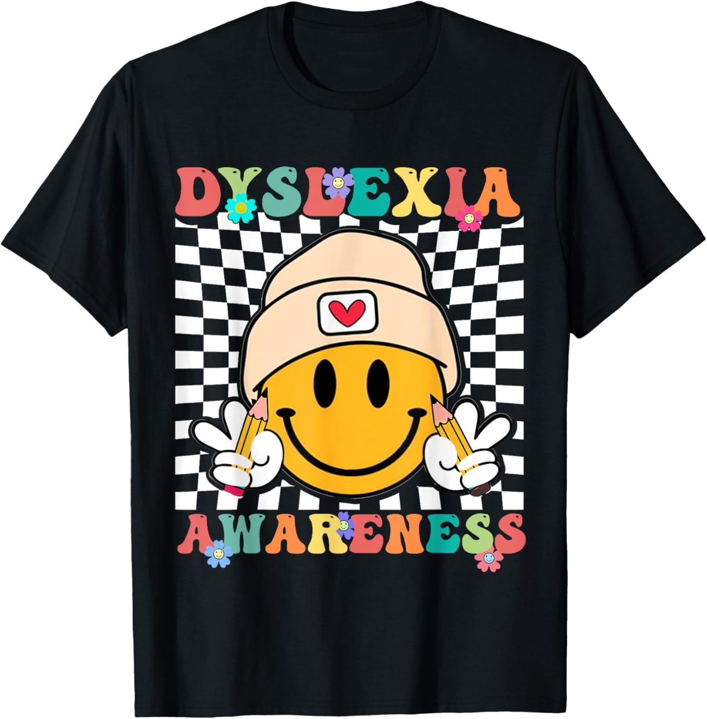 Dyslexia Awareness Dyslexia Specialist Teacher T-Shirt - T-Shirt | Black