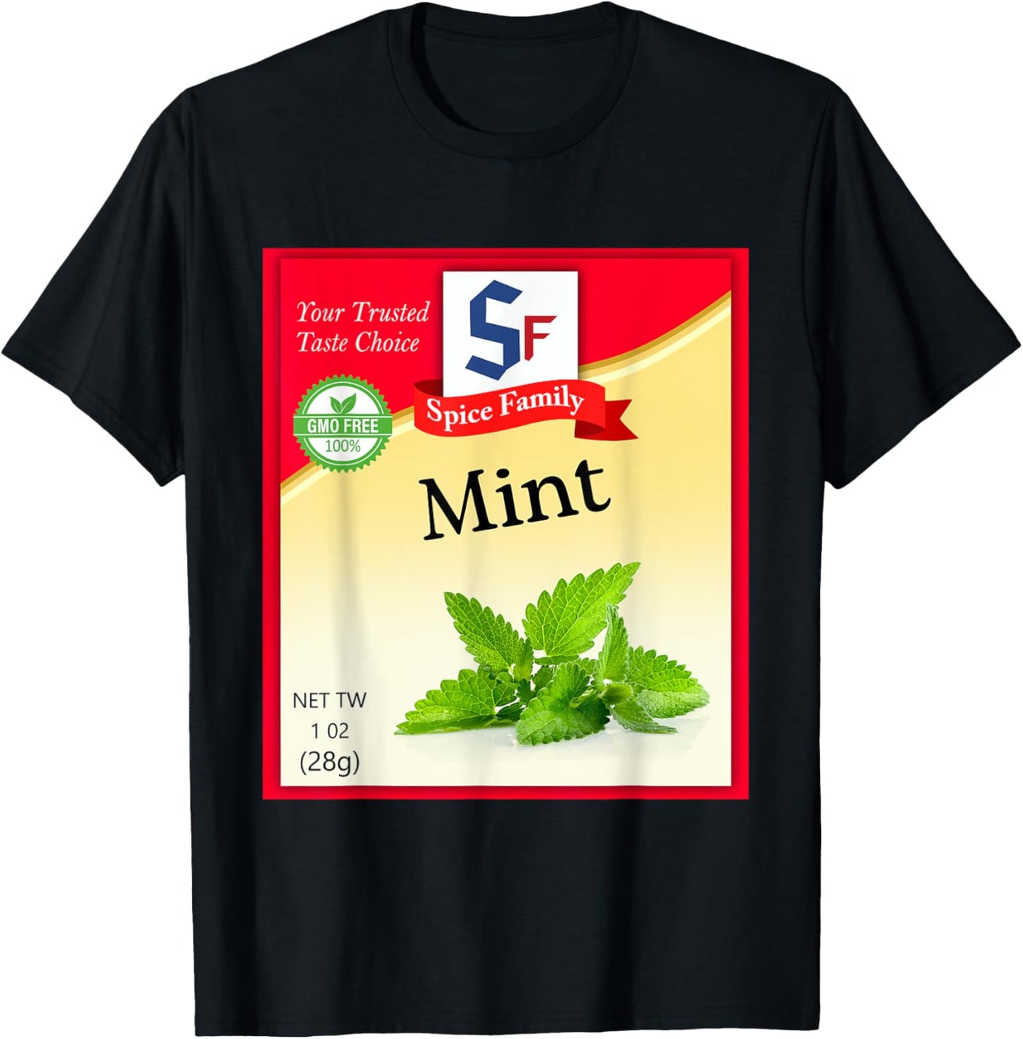 Mint Condiment Costume Holiday Spice Costumes T-Shirt - T-Shirt | Black