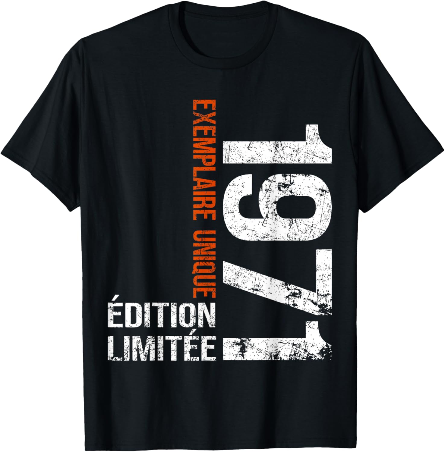 Vintage 1971 Gift 55 Years Man Birthday Humour T-Shirt - T-Shirt | Black
