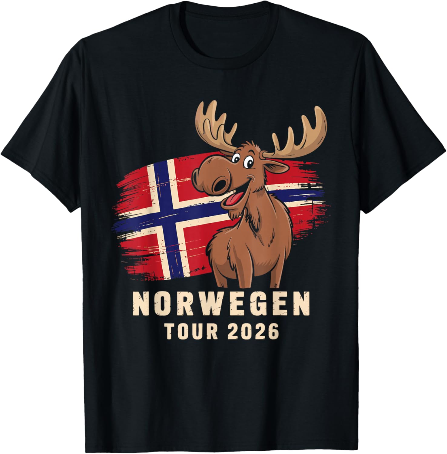 Norwegen Tour 2026 T-Shirt - T-Shirt | Black