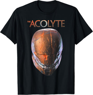 Star Wars The Acolyte Sith Lord Helmet Portrait Vintage T-Shirt - T-Shirt | Black