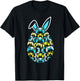 Happy Easter Day gaming Bunny Egg funny gamer for Boys kids T-Shirt - T-Shirt | Black