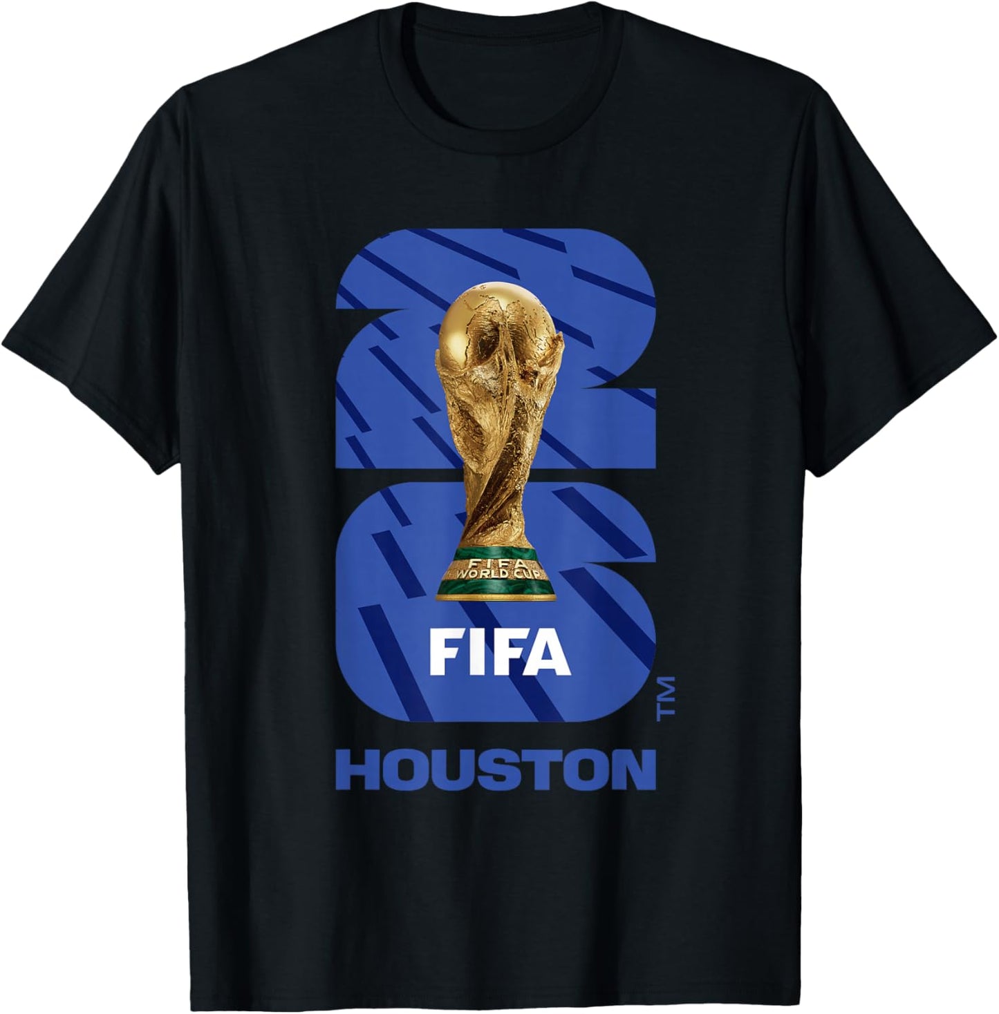 FIFA World CUP26 Houston Trophy Color T-Shirt - T-Shirt | Black