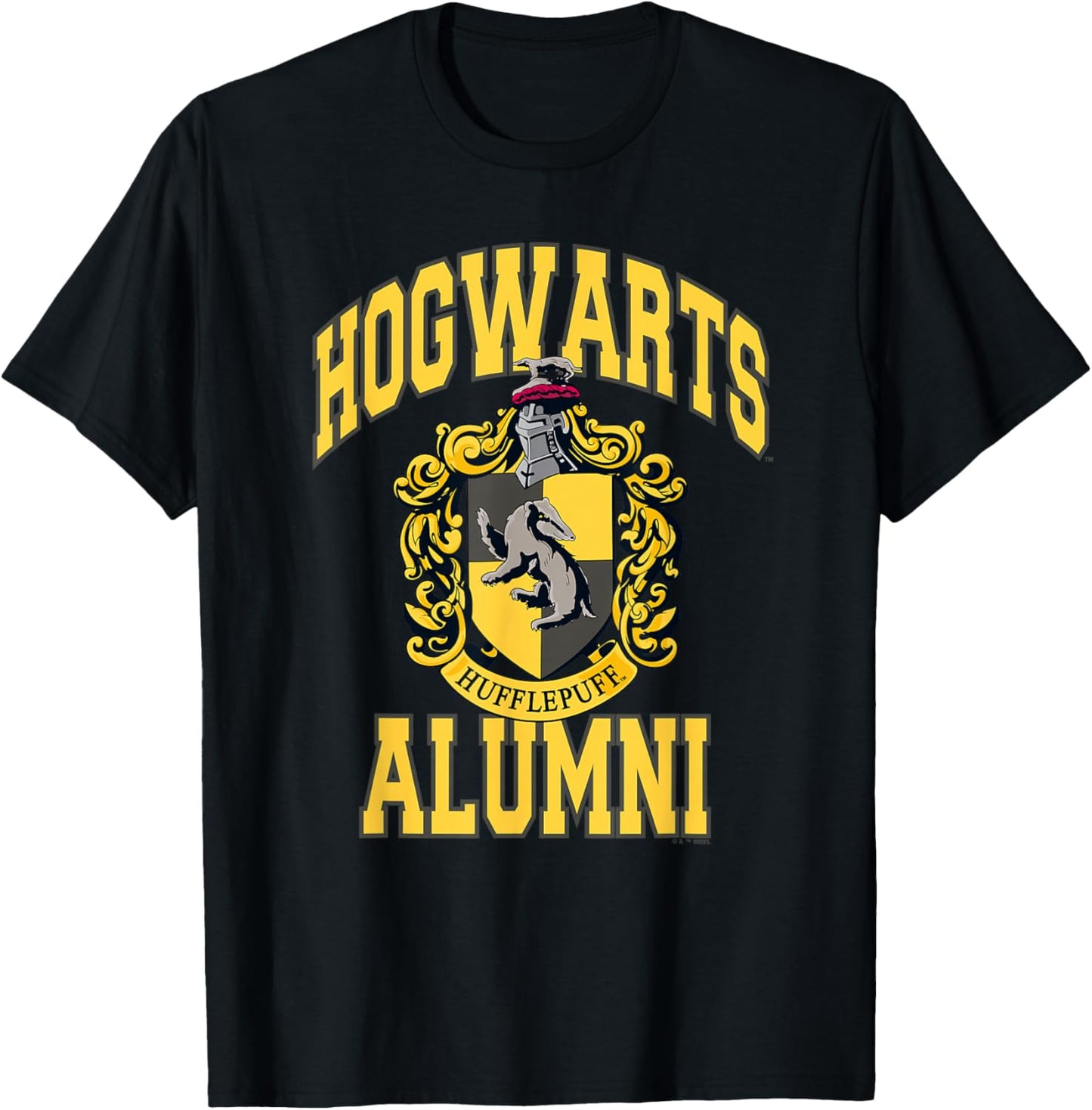 Harry Potter Hogwarts Hufflepuff Alumni T-Shirt - T-Shirt | Black