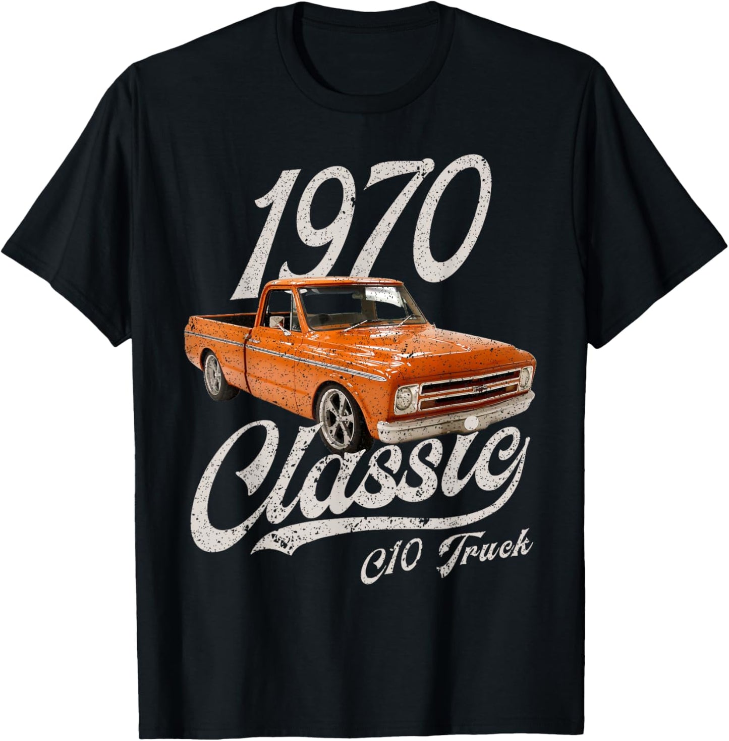 1970 70 C10 Truck T-Shirt - T-Shirt | Black