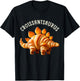 Dinosaur Croissant Bakery Lovers Men Women Boys Girls Kids T-Shirt - T-Shirt | Black