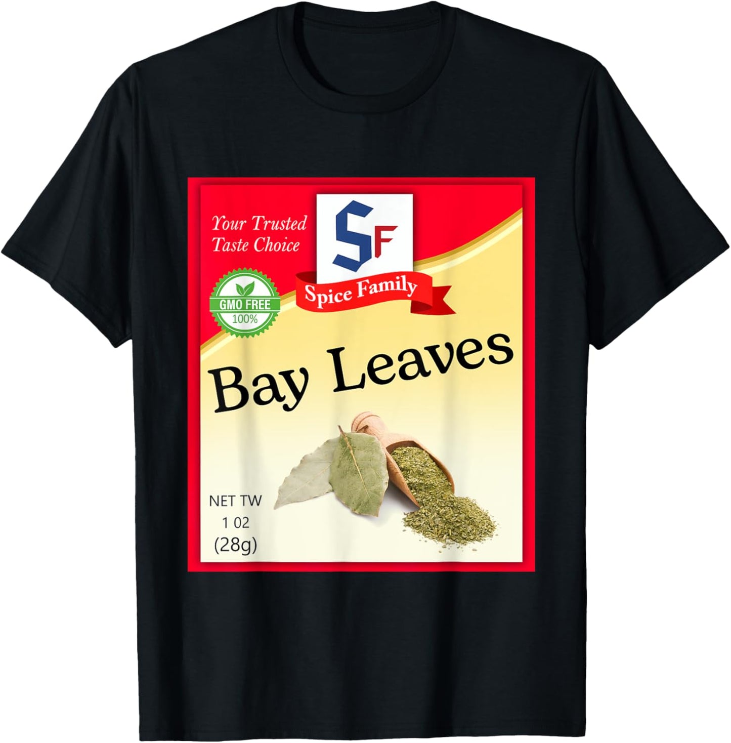 Bay Leaves Condiment Costume Holiday Spice Costumes T-Shirt - T-Shirt | Black