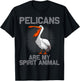 Cool Pelican Design Women Kids Pelican Bird Pelican T-Shirt - T-Shirt | Black