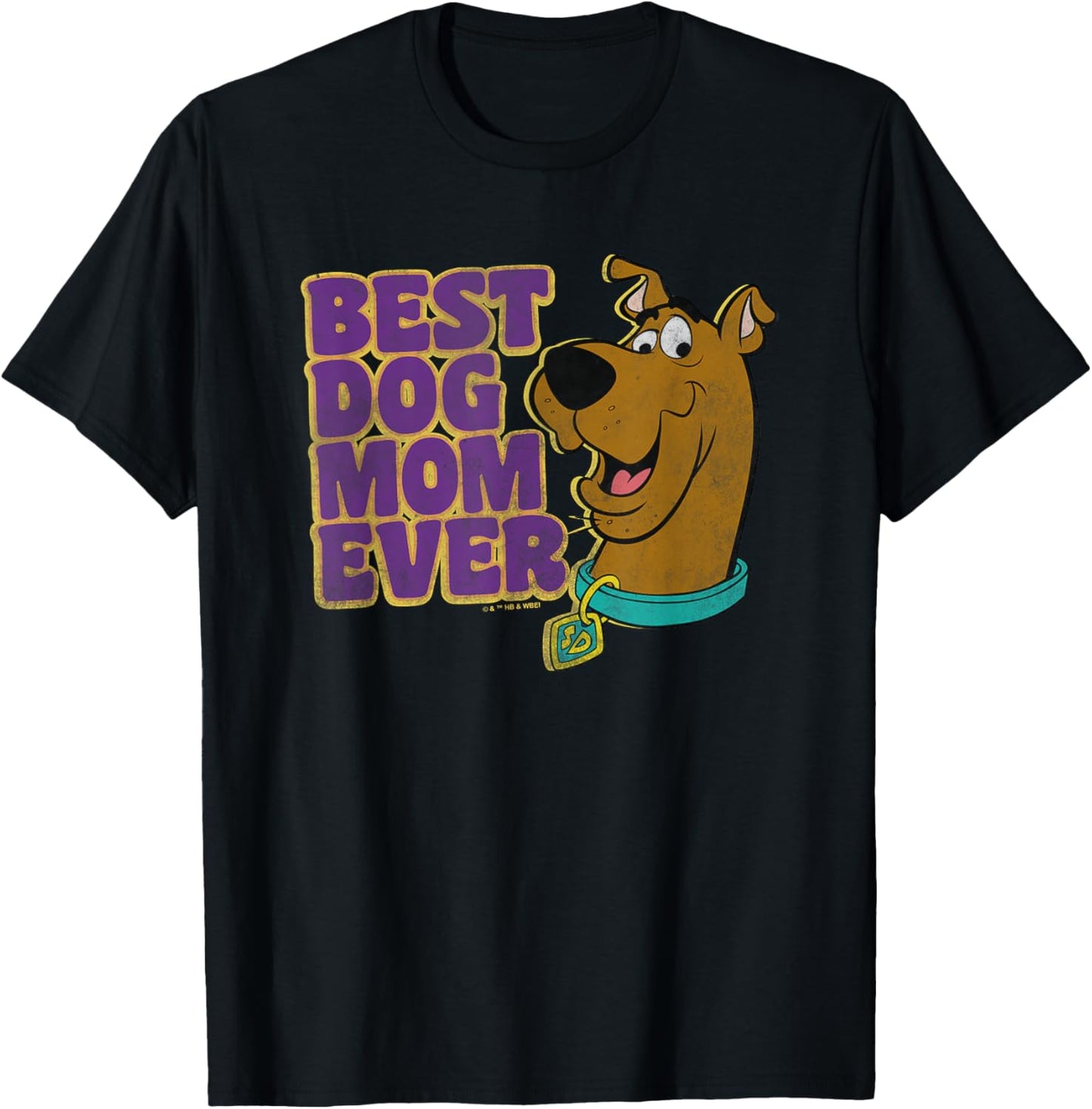 Scooby-Doo Mother's Day Best Dog Mom Ever T-Shirt - T-Shirt | Black