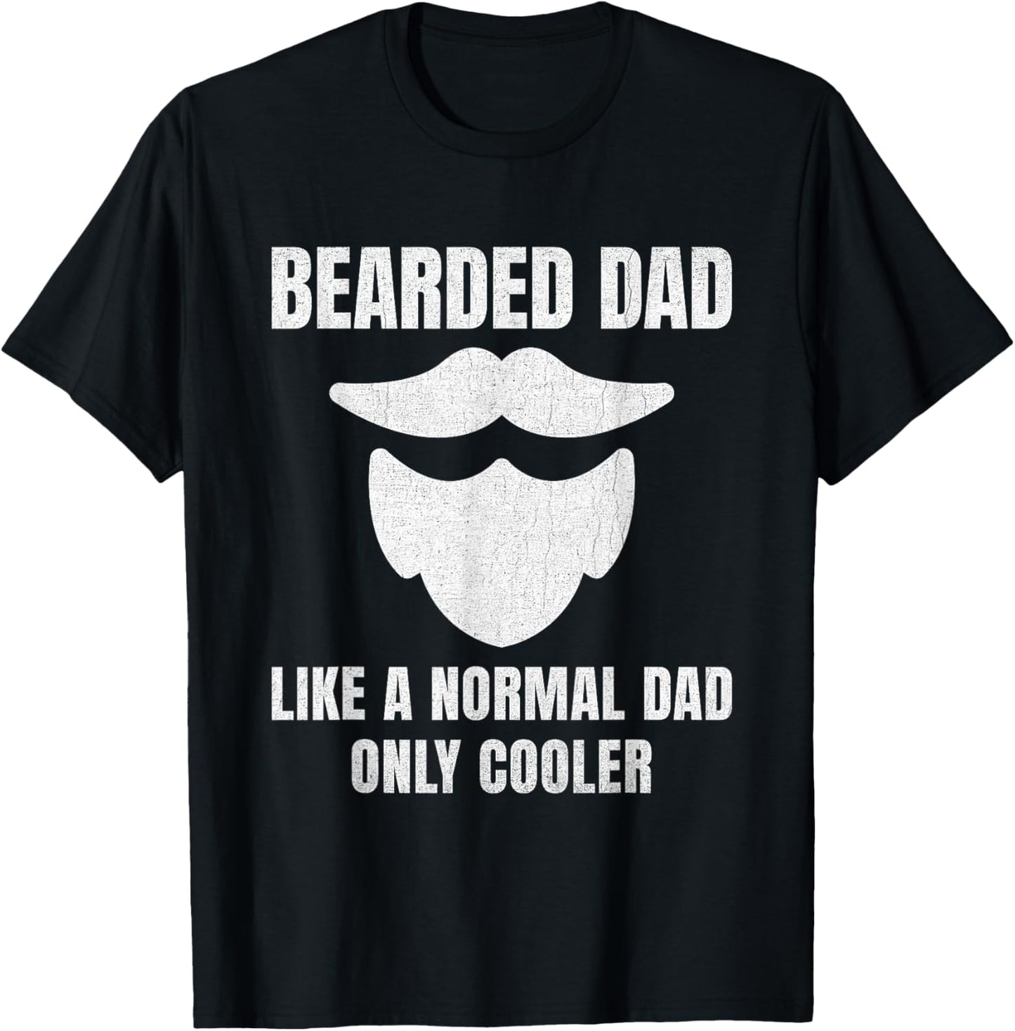Father's Day Funny Beard Humor T-Shirt - T-Shirt | Black