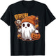 Bruh Ghost Happy Halloween Trick Or Treat Pumpkin Candy Kids T-Shirt - T-Shirt | Black