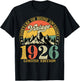 100th Birthday 1926 100 Years Old Birthday T-Shirt - T-Shirt | Black