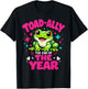 Toad Ally Frog Teacher The End of Year Last Day of School T-Shirt - T-Shirt | Black
