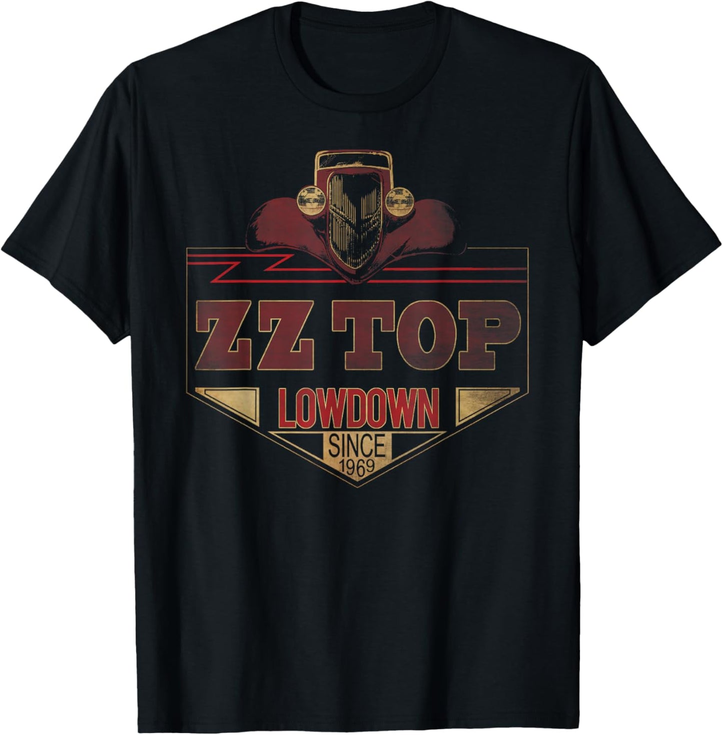 ZZ Top Lowdown T-Shirt - T-Shirt | Black