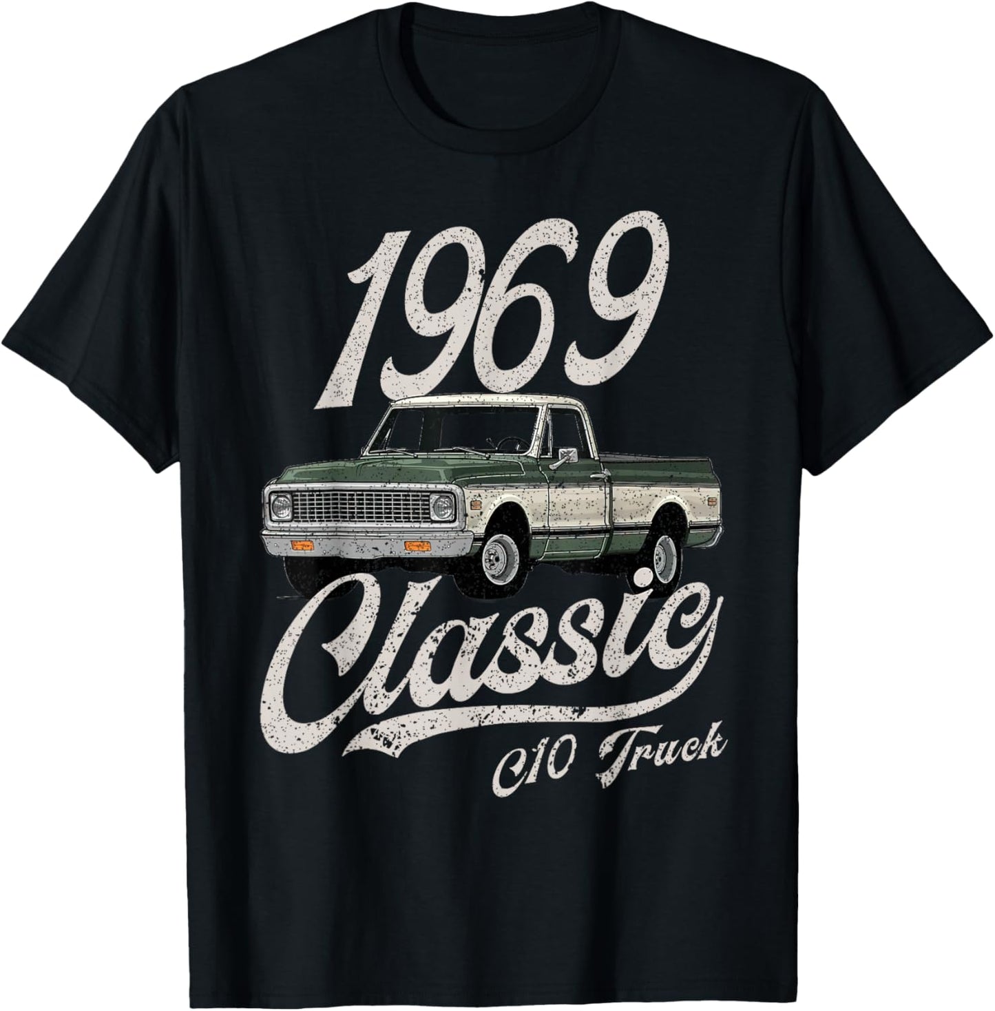 1969 69 C10 Truck T-Shirt - T-Shirt | Black