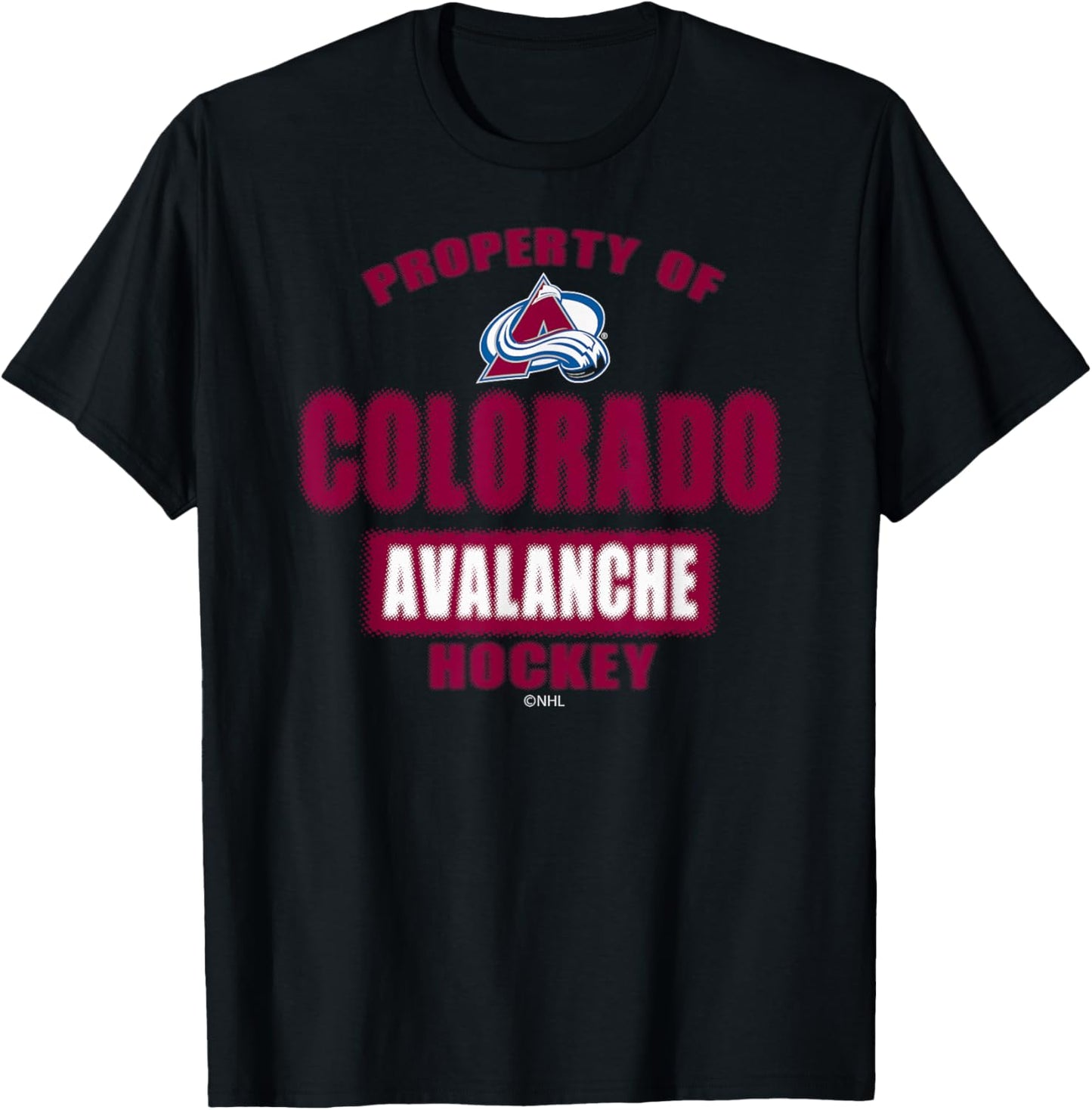 Colorado Avalanche Property Black NHL Officially Licensed T-Shirt - T-Shirt | Black