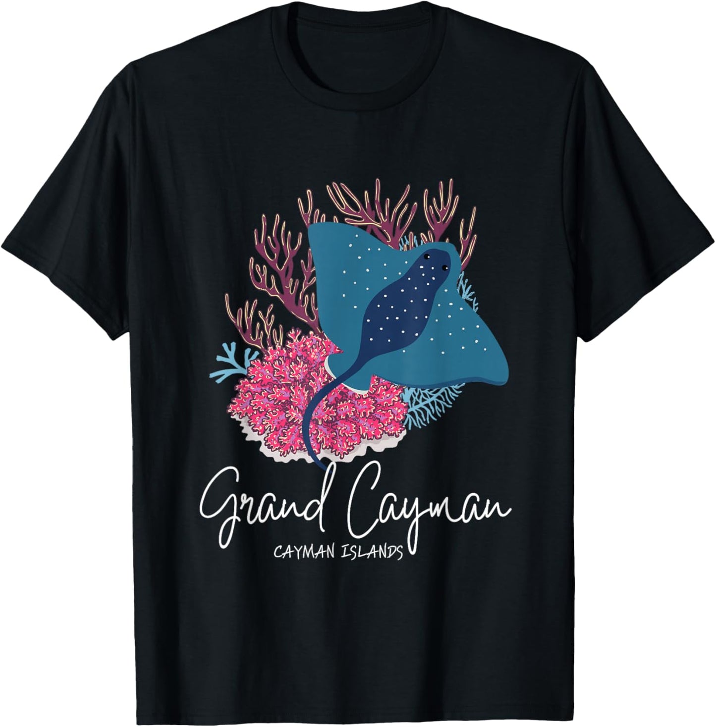 Stingray Grand Cayman T-Shirt - T-Shirt | Black