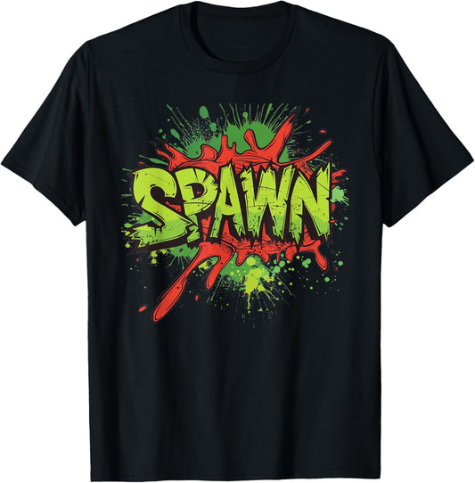 Vibrant Colors with cool Spawn Statement Costume T-Shirt - T-Shirt | Black
