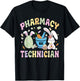 Pharmacy Technician Easter Egg Bunny Pharmacy Tech Easter T-Shirt - T-Shirt | Black