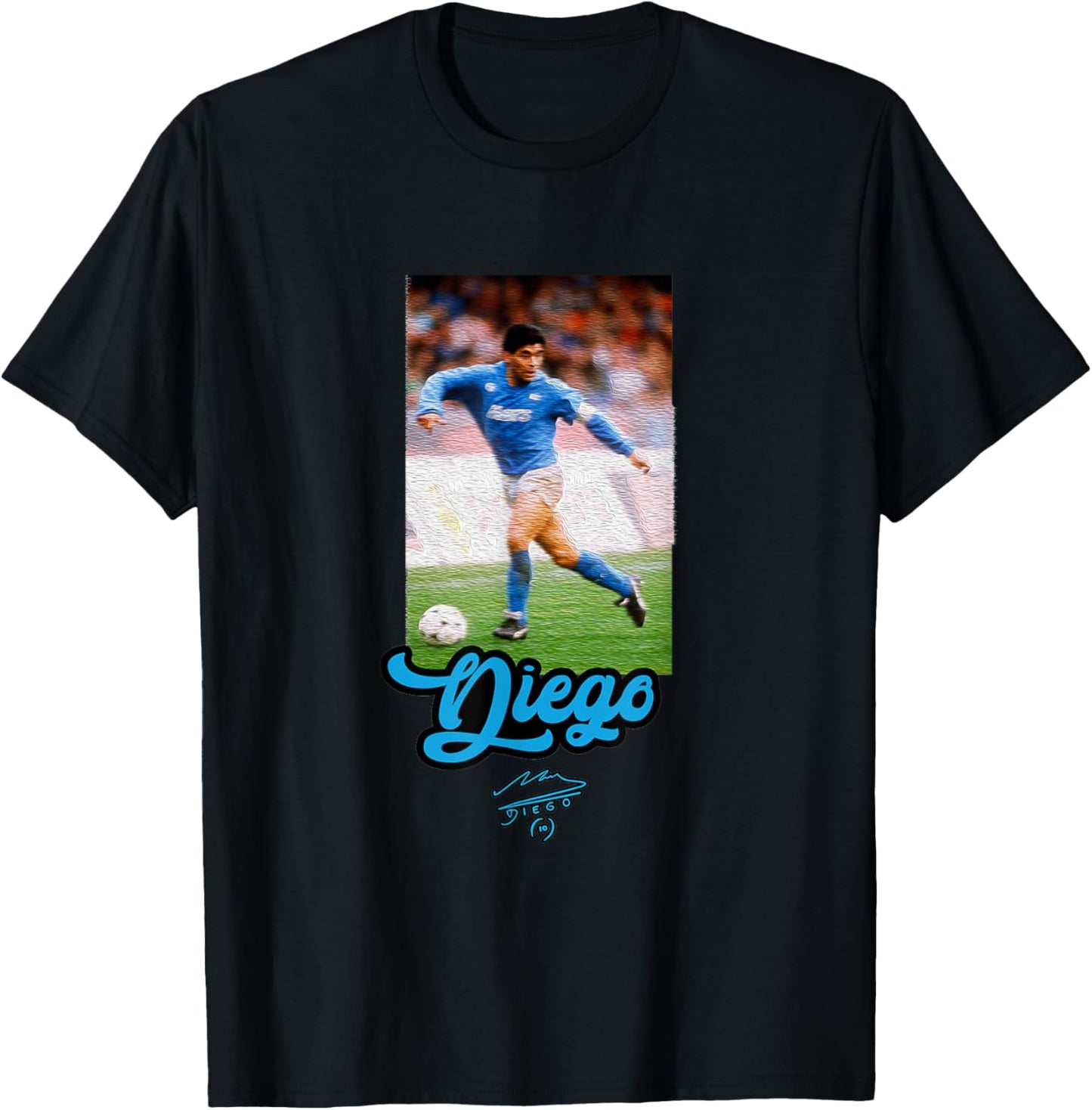 Maradona Diego Naples T-Shirt - T-Shirt | Black