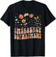 Emergency Department Room ED ER Nurse Tech Floral T-Shirt - T-Shirt | Black