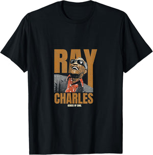 Ray Charles - Genius Of Soul T-Shirt - T-Shirt | Black