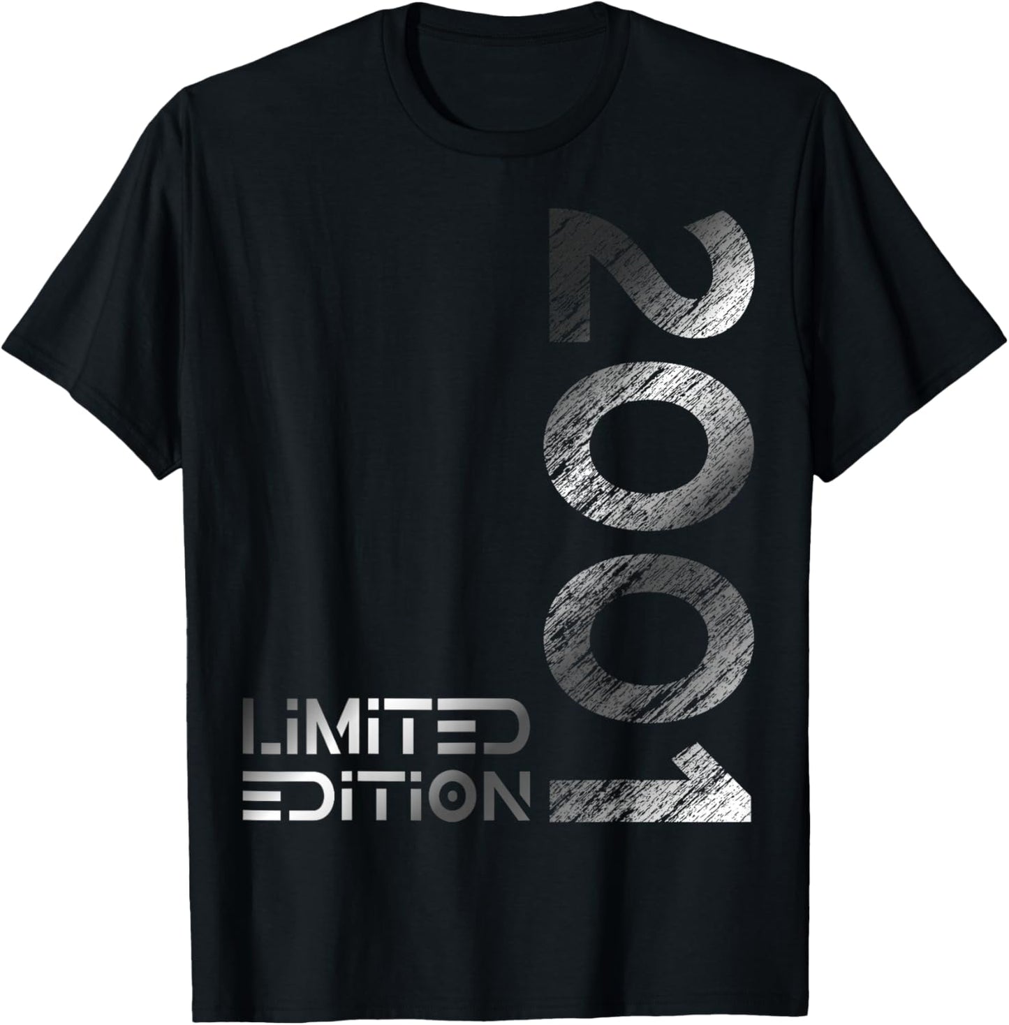 Limited Edition Vintage 2001 Man Woman 25th Birthday T-Shirt - T-Shirt | Black
