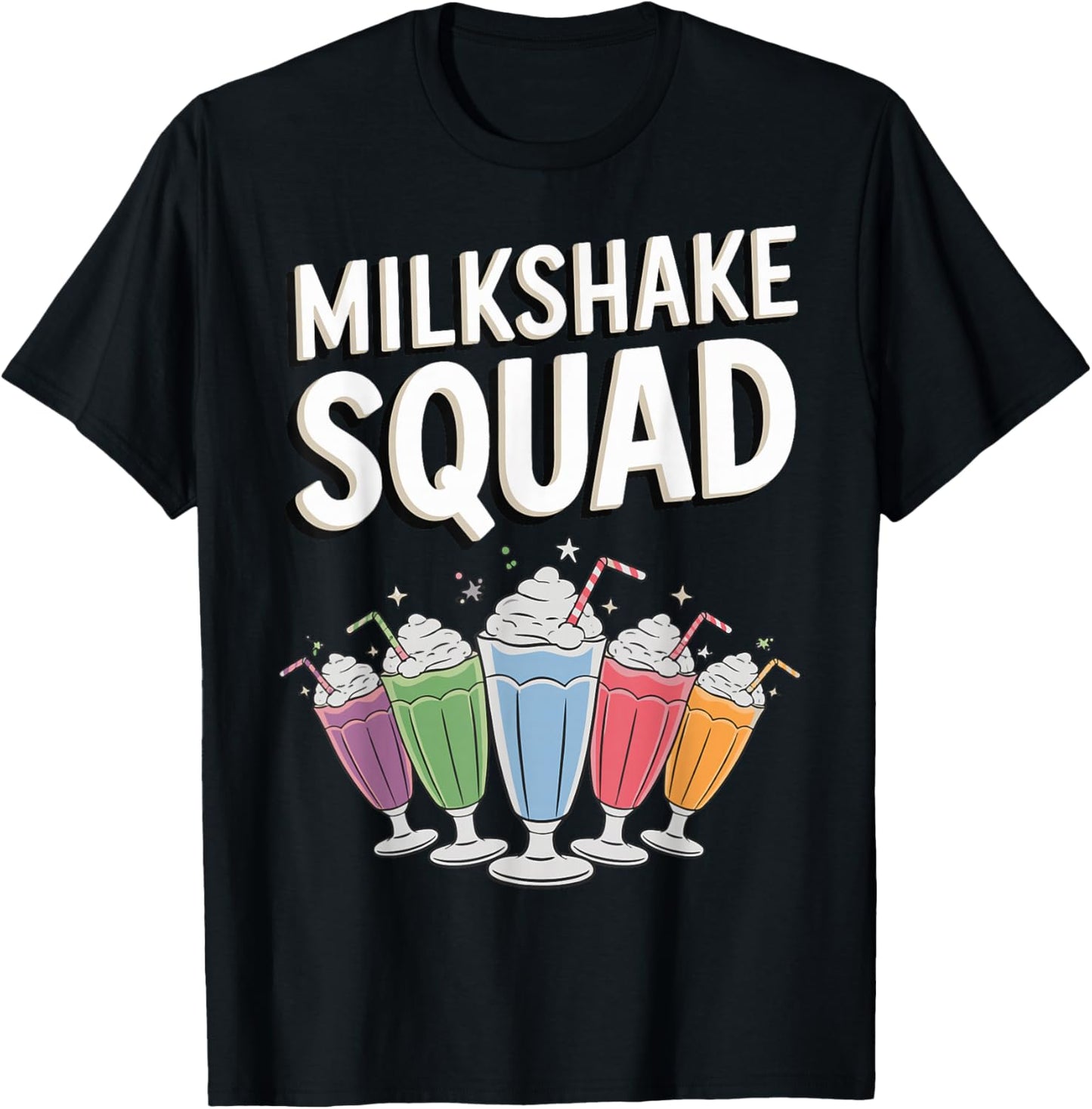 Milkshake Squad T-Shirt - T-Shirt | Black