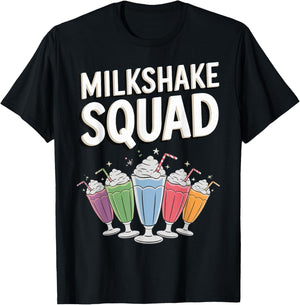 Milkshake Squad T-Shirt - T-Shirt | Black