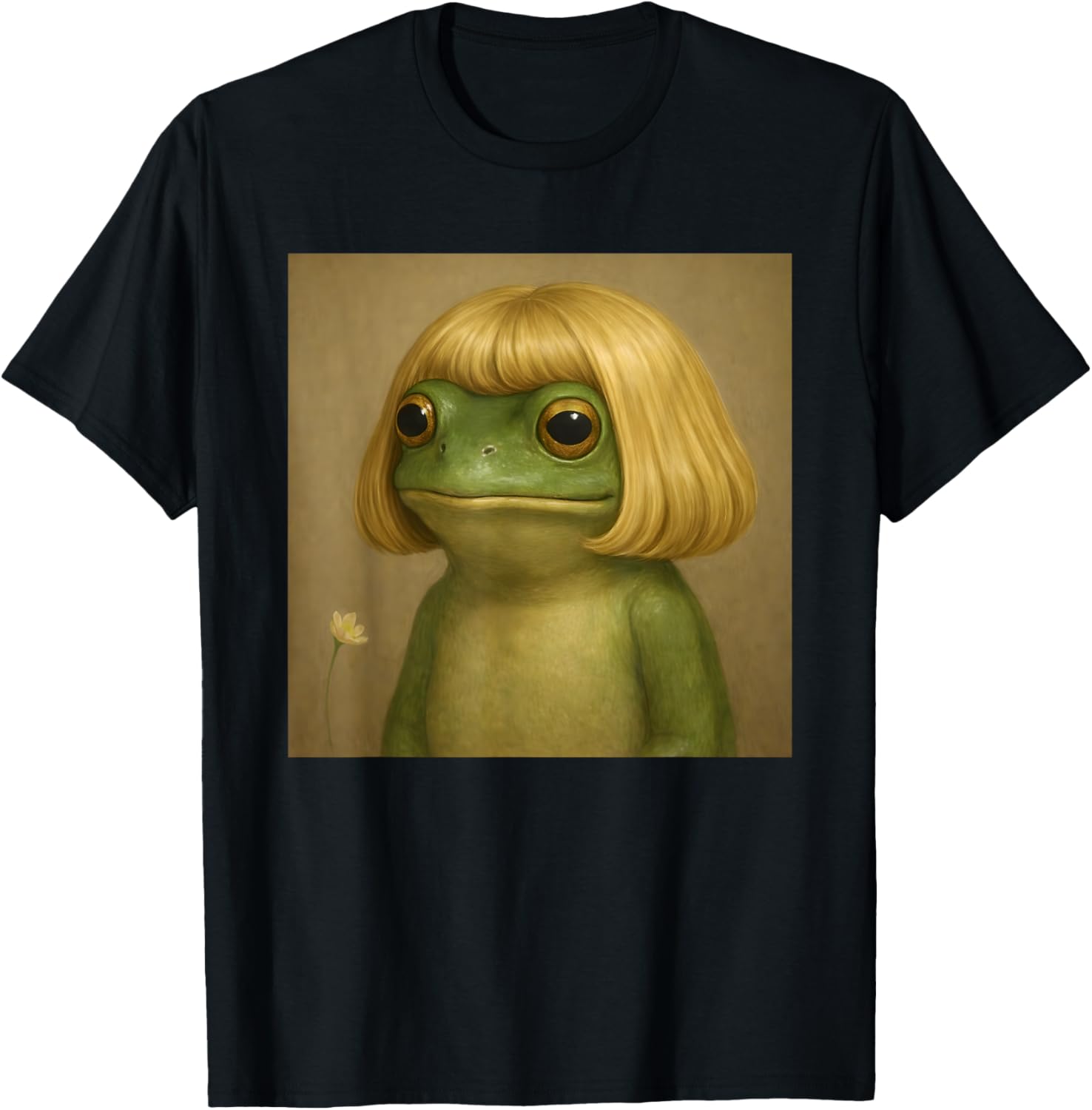 Frog Bob Haircut Meme Women Kids T-Shirt - T-Shirt | Black