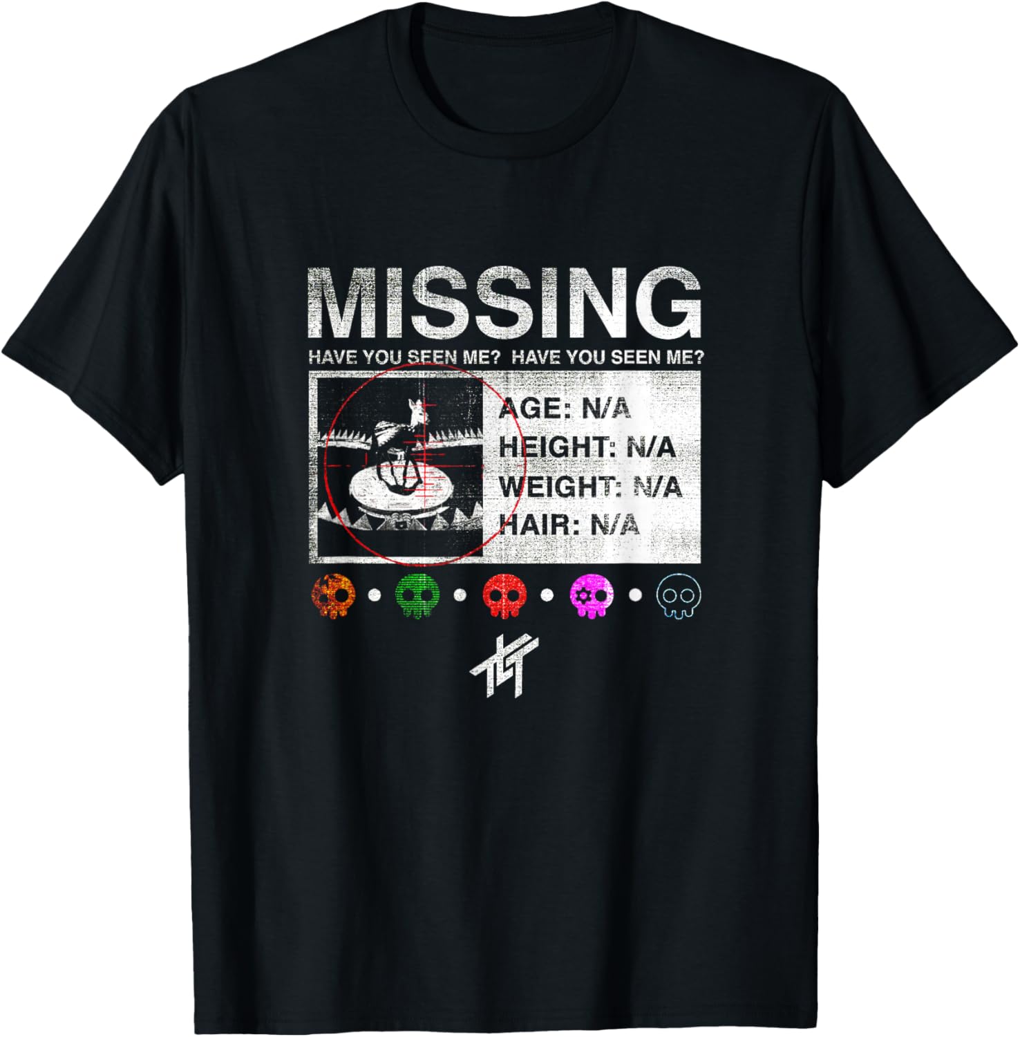 The Living Tombstone Missing T-Shirt - T-Shirt | Black