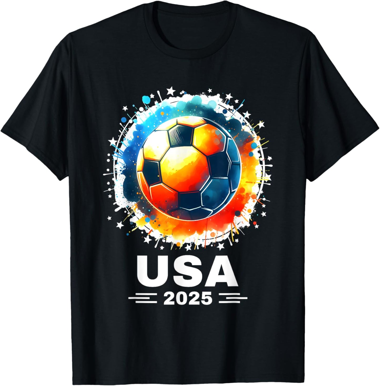 2025 Soccer Apparel Soccer 2025 Soccer T-Shirt - T-Shirt | Black