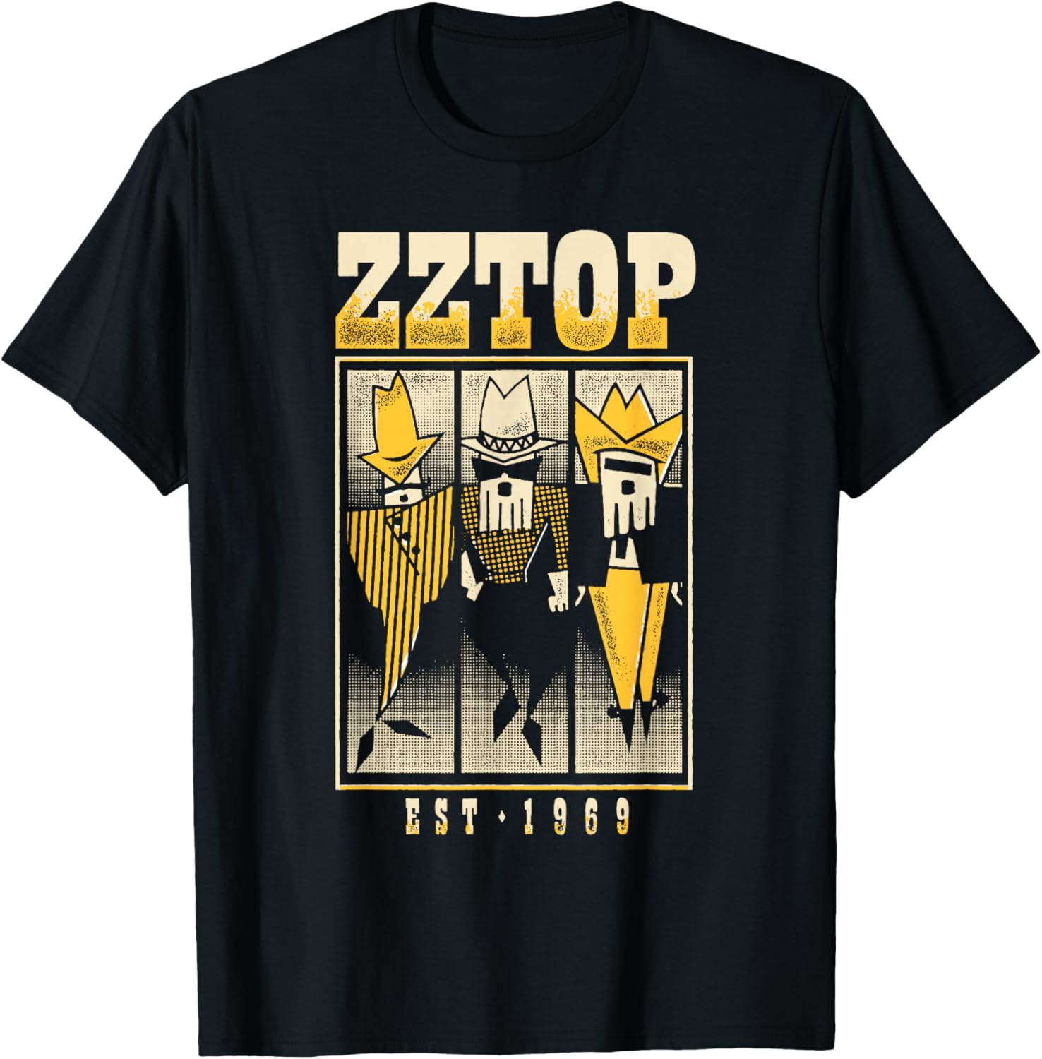 ZZ Top Celebration of ZZ Top Tour T-Shirt - T-Shirt | Black
