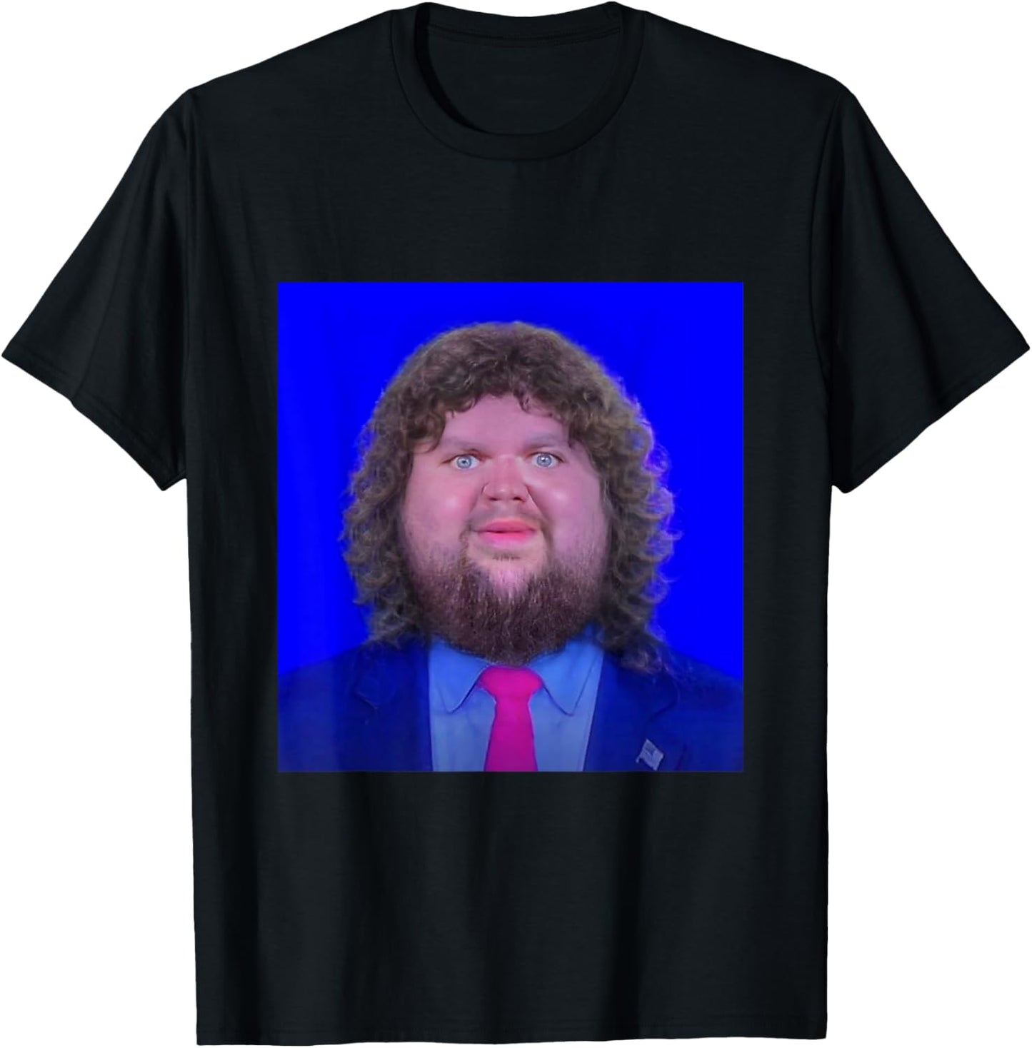 JD Vance Face Meme T-Shirt - T-Shirt | Black