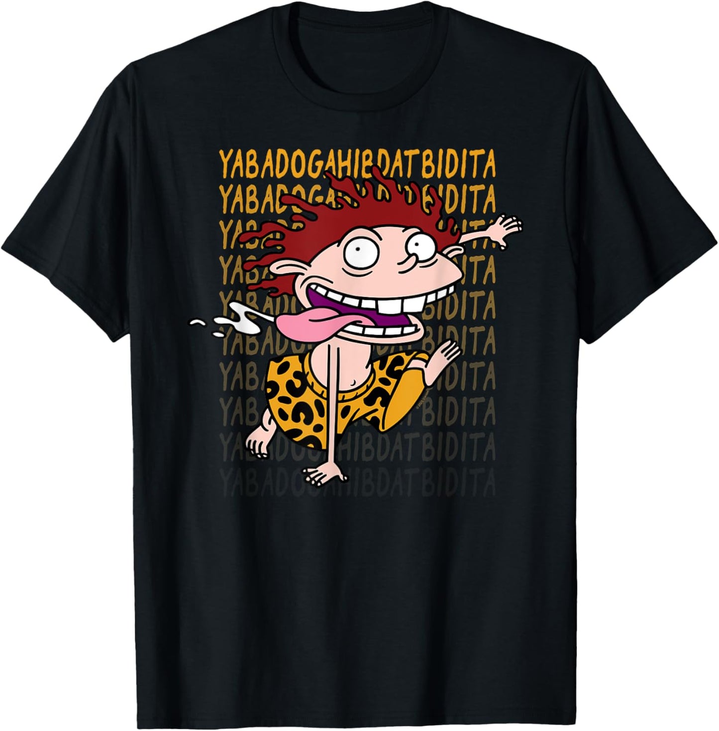 Wild Thornberry's Donnie Gibberish Funny Cartoon T-Shirt - T-Shirt | Black