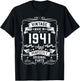 Vintage 1941 85yr 85th Birthday Gifts 85 Years Old T-Shirt - T-Shirt | Black