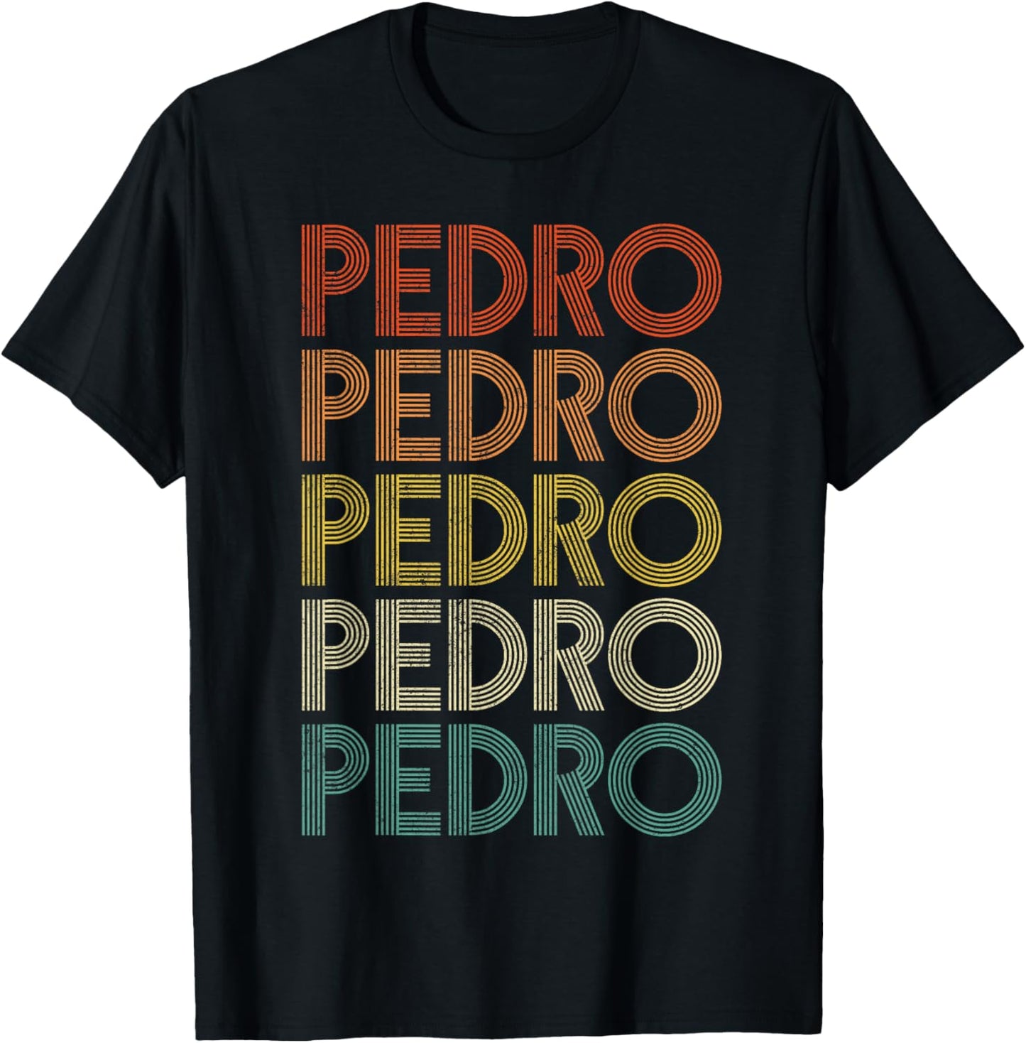 Pedro Retro Vintage T-Shirt - T-Shirt | Black