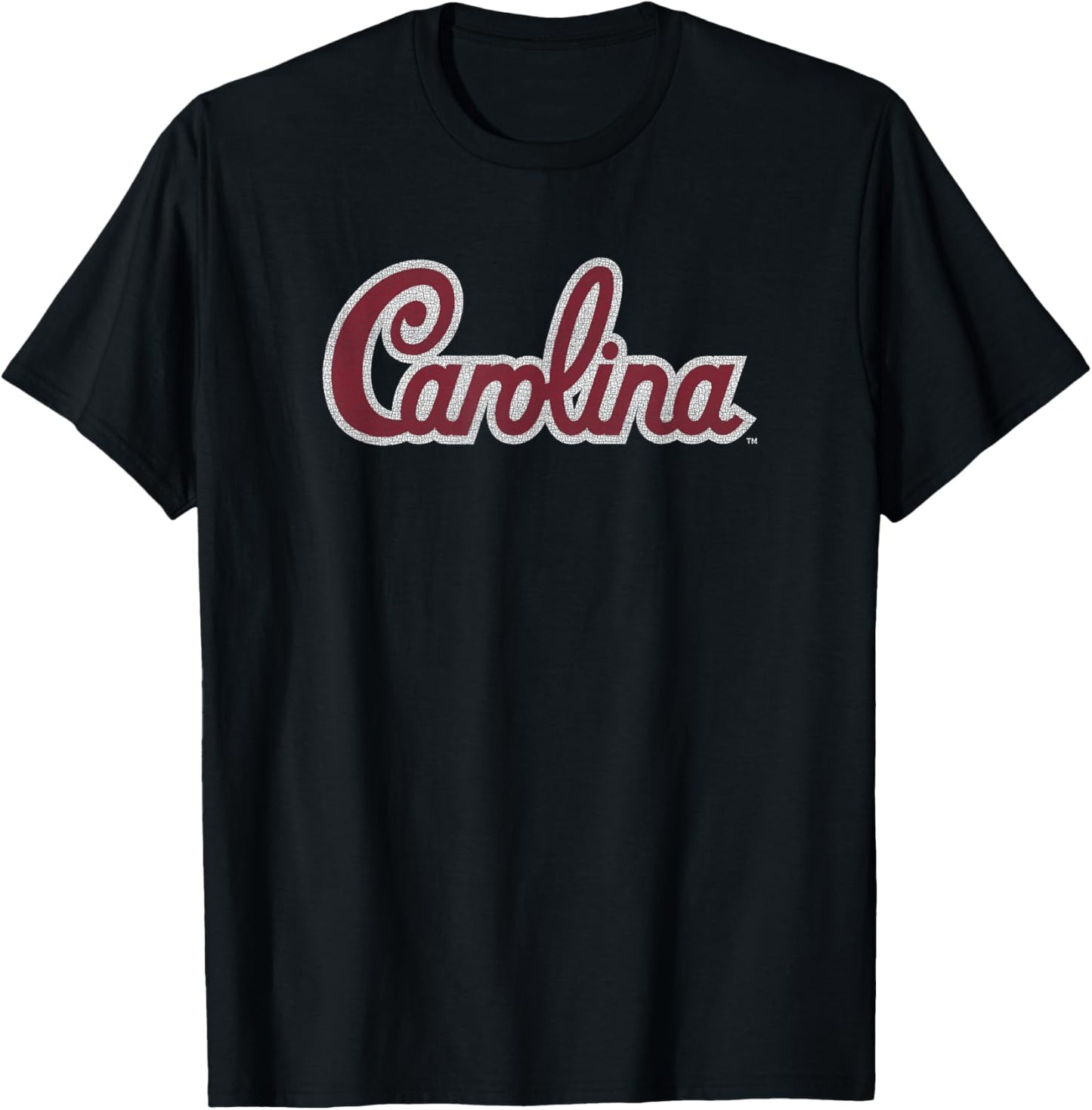 South Carolina Gamecocks Retro Cursive Black Licensed T-Shirt - T-Shirt | Black
