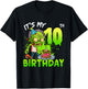 It's My 10th Birthday Zombie Lover 10 Year Old Boys Girls T-Shirt - T-Shirt | Black