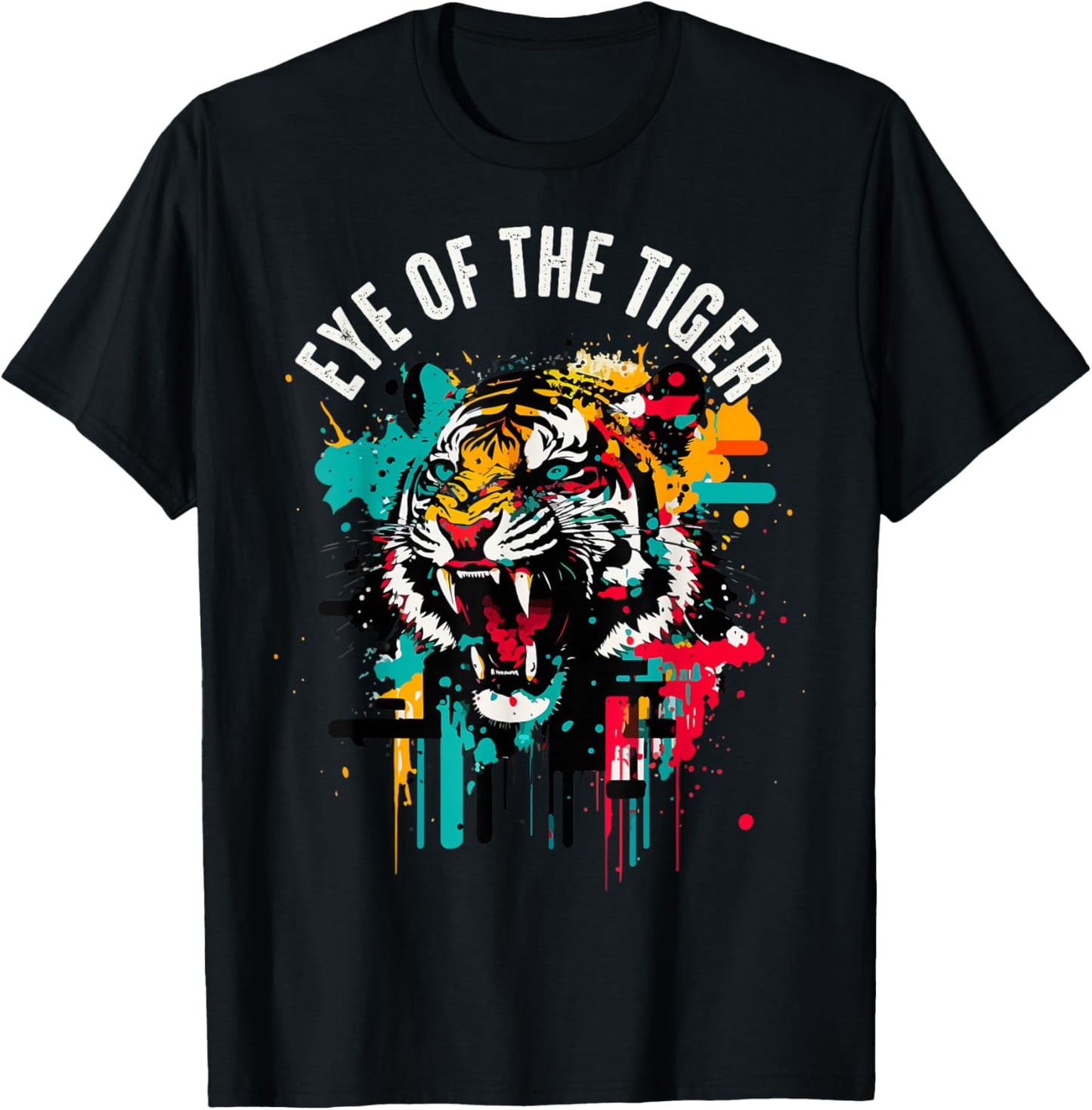 Eye of the Tiger T-Shirt - T-Shirt | Black