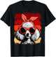 Poodle Dog Mom Bandana Sunglasses Mother's Day T-Shirt - T-Shirt | Black