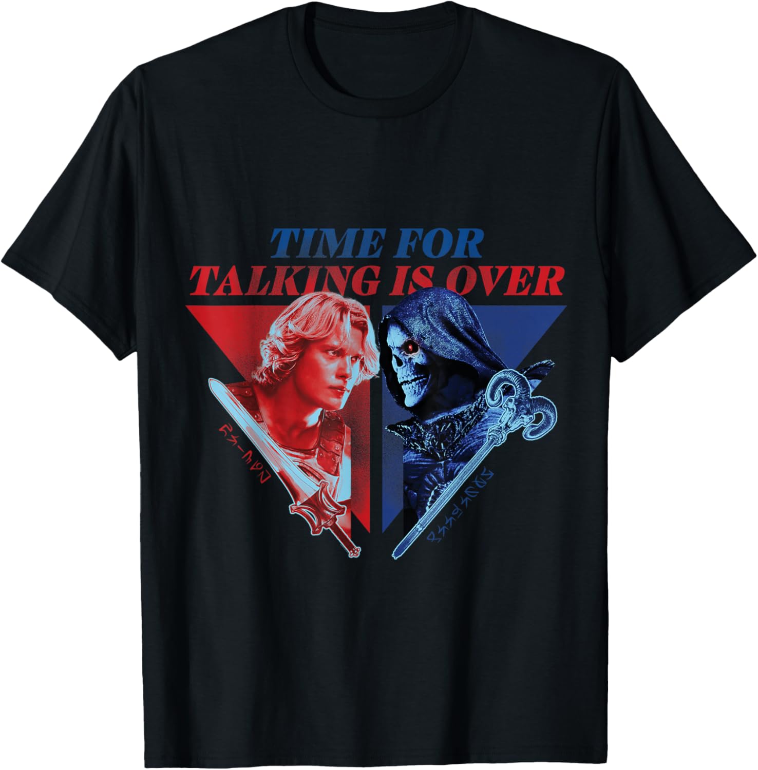 Masters of the Universe Time for Talking is Over T-Shirt - T-Shirt | Black