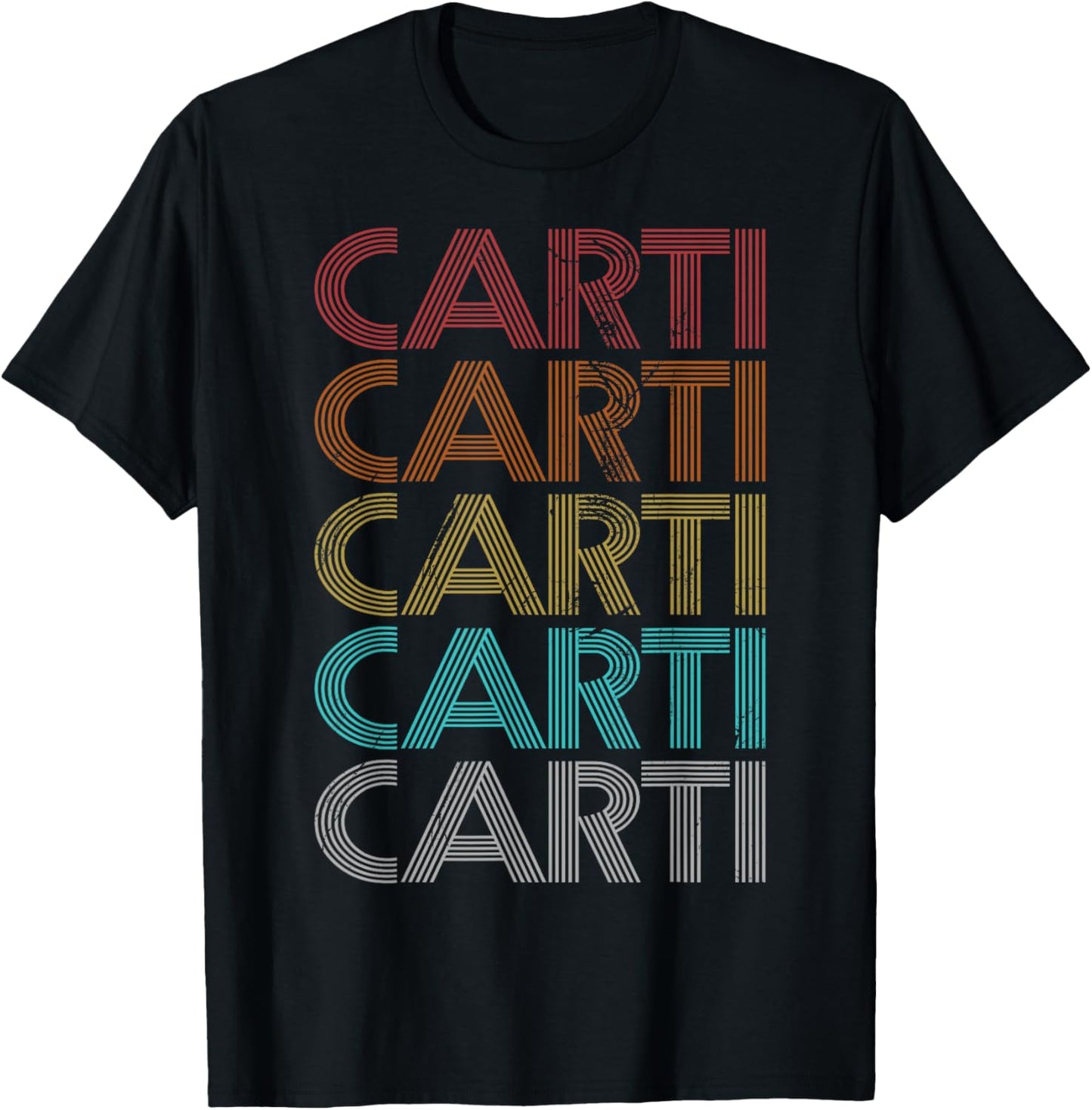 Retro Vintage Carti T-Shirt - T-Shirt | Black