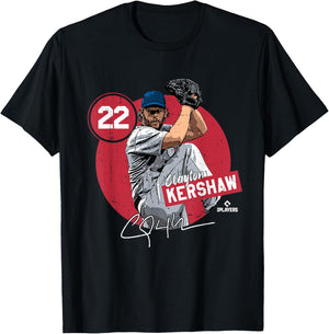 Clayton Kershaw | Los Angeles MLB Player League | MLBKER4041 T-Shirt - T-Shirt | Black