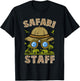 Safari Staff Art Women Zookeeper Costume Zoo Jungle T-Shirt - T-Shirt | Black
