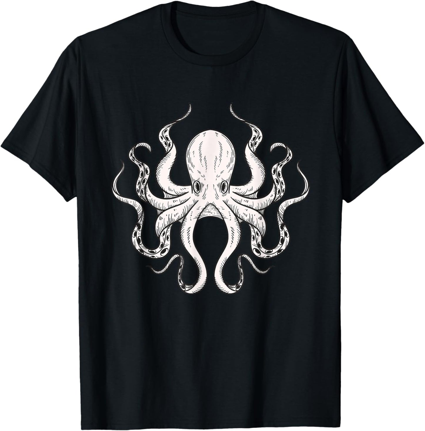 Octopus Kraken Men Women Boys Girls Kids T-Shirt - T-Shirt | Black