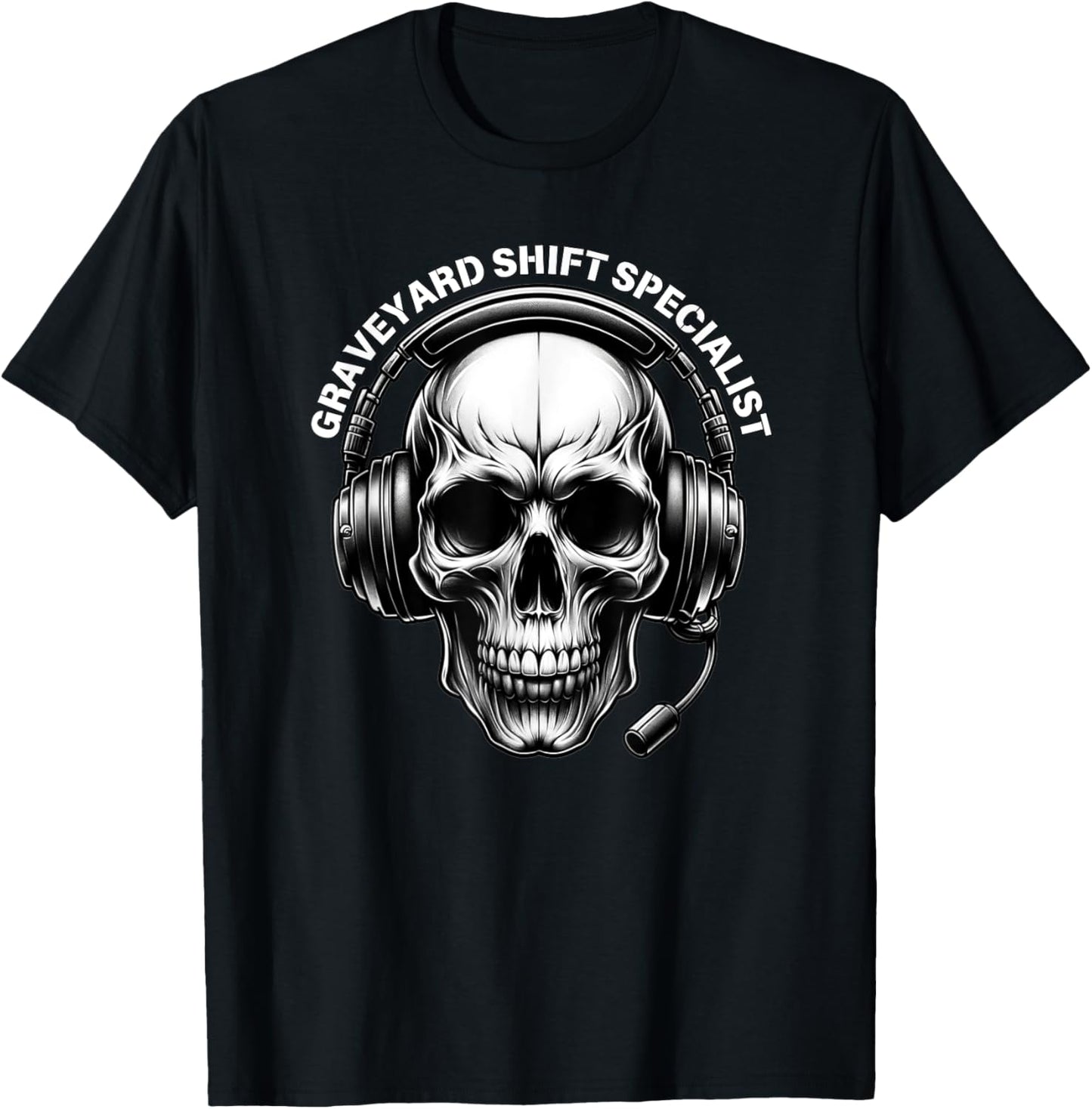 911 Dispatcher Gifts Police Night Shift Thin Gold Line T-Shirt - T-Shirt | Black