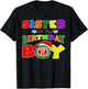 Sister Of The Birthday Boy Funny Melon Family Matching T-Shirt - T-Shirt | Black