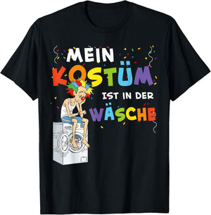Mein Kostüm ist in der Wäsche Clown Carnival T-Shirt - T-Shirt | Black