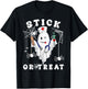 Stick or Treat Nurse Spooky Nurse Costume Funny Halloween T-Shirt - T-Shirt | Black